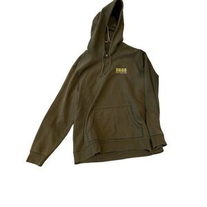 Bass Outdoors Green Pullover Hoodie Mens XL